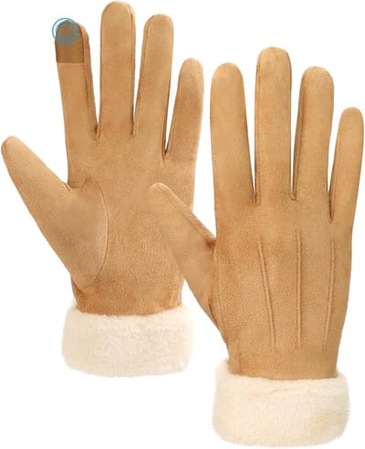 Dames Winddichte Thermische Touchscreen Winterhandschoenen voor Moeders en Dochters - Elegant en Warm voor Koude Dagen