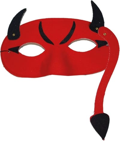 België Oogmasker Duivel Met Staart