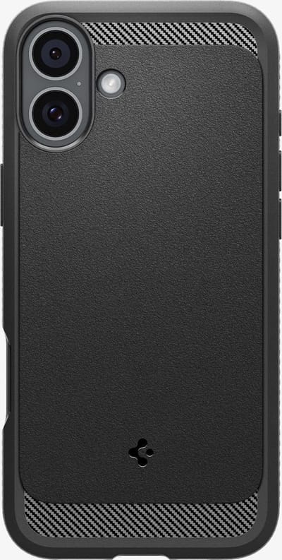 Spigen Rugged Armor MagFit - Hoesje Geschikt voor Apple iPhone 16 Plus - Back Cover Compatibel met MagSafe - Air Cushion - Zwart
