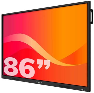 Synetech Piscis Digitale signage flatscreen 2,18 m (86") LCD Wifi 350 cd/m² 4K Ultra HD Zwart Touchscreen Type processor Android 16/7