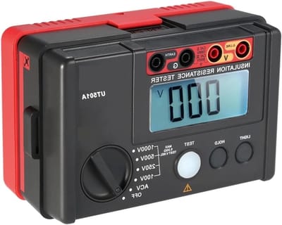 Isolatieweerstandsmeter - Aardtester Megohmmeter - Elektrische Inspectie - Hoogspanningstesten 1000V - 150x100x71mm - Niet gespecificeerd