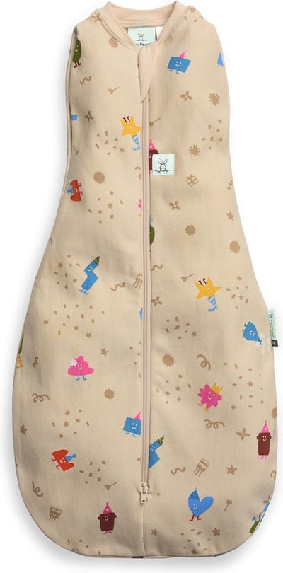 Ergopouch Cocoon inbaker slaapzak - 1,0 Tog - Slaapzak baby - Slaapzakken - Inbakerslaapzak - Slaapzak 60 cm - Birthday Blobs