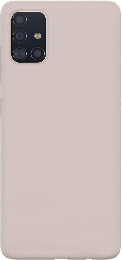 xoxo Wildhearts siliconen hoesje geschikt voor Samsung Galaxy A71 - Beige gekleurd hoesje - Pantone kleur - Backcover - verkrijgbaar in verschillende kleuren - Beige