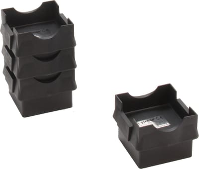 Premis - ADAPTERS voor Bedverhogers BE5918 - lichtgewicht - per 4 verpakt - Zwart