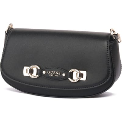 GUESS schoudertas Mimina Flap Crossbody Black zwart