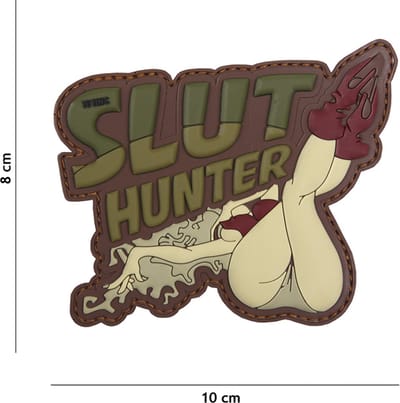 101 Inc Embleem 3D Pvc Slut Hunter Groen  16048