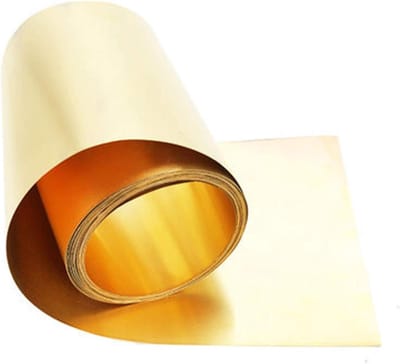 Metalen Plaat - Messing Folie - Hobby Projecten - Diverse Diktes - 0.3x30x1000mm - Messing