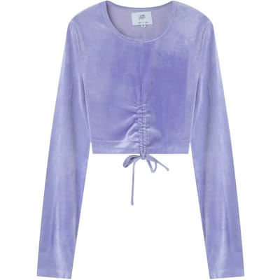 Vrouwen crop top T-shirt Sixth June Cordon Details