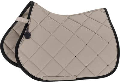 Eskadron Zadeldek Silk Contrast Diamond Platinum 26/27 Full Pale grey