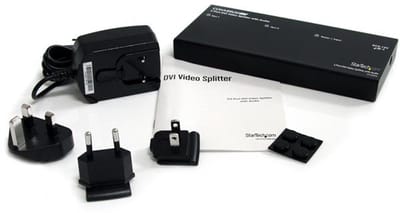 StarTech 2-poort DVI Video Splitter met Audio