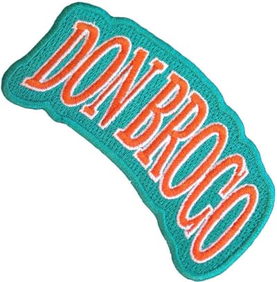 Don Broco - Orange Logo Patch - Groen/Oranje