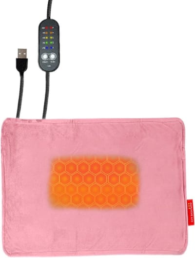Verwarmingsmat Huisdieren - Elektrisch Dekentje - Warmte Bieden - 5 Temperatuurstanden - 31x21cm - Roze