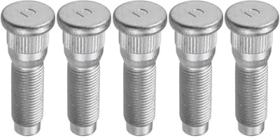 Dailygoody - Voor- of Achterwiel Lug Stud - Duurzaam Chroomstaal - Verpakking van 5 - Snelle Wielwissel - Geschikt voor Jeep Wrangler 2011-2017