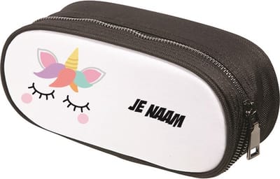 Pennenzak met Print Eenhoorn Unicorn Gepersonaliseerd met Naam- Pennenzak Meisjes - Pennenzak Jongens - School - Pennen Etui