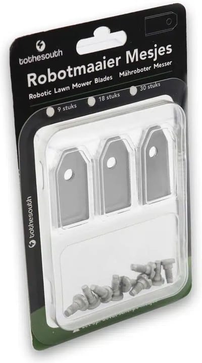 To the South® Robotmaaier Mesjes staal geschikt voor Gardena R38Li - 3 stuks