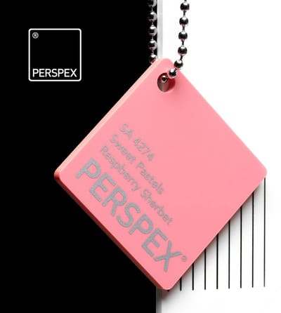 Pastelkleurige Acrylplaat - Raspberry Sherbet - 200 x 300mm - Dikte 3mm - Plexiglas - Hoogwaardige kwaliteit - Acrylplaat - Gegoten Acryl - GS – Lasersnijden – Graveren.