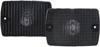 Allecto - Richtingaanwijzer Lens - Parkeerlichtlens - Verlichting voor Wrangler YJ - Zwart - Vervanging voor auto - Geschikt voor Wrangler YJ 1987-...