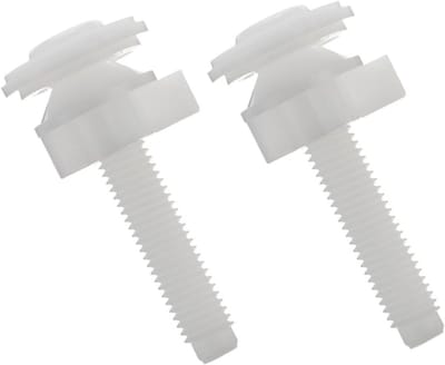 Toiletzitting Schroeven - Bevestigingsset Bouten - Toilet Reparatie - Eenvoudige Installatie - 2 Stuks - Wit