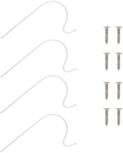Dailygoods- Plantenhanger 4 Stuks - Hoogwaardig IJzermateriaal - Robuust en Elegant - Voor Binnen/Buiten - Minimalistisch Design - Roestbestendig - Plantensteun