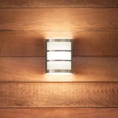 Philips LED Python 173234716 LED-buitenlamp (wand) LED LED vast ingebouwd 6 W RVS