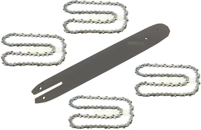 Kettingzaag Set - Zaagblad - Houtbewerking Tuin - Slijtvaste Coating - 35 cm 1.3 mm - Zilver