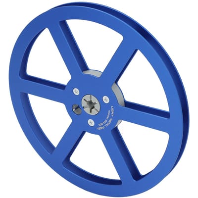 14 7 Inch Lege Tape Spoel Professionele Aluminiumlegering 6 Gaten Open Reel Geluidsband Opwindspoel voor blauw