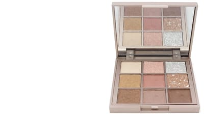 Leticia Well - Oogschaduw Palette met spiegel - Mat & Shimmer & Glitter - 8 tinten bruin/goud/zilver/beige - Nummer 33988