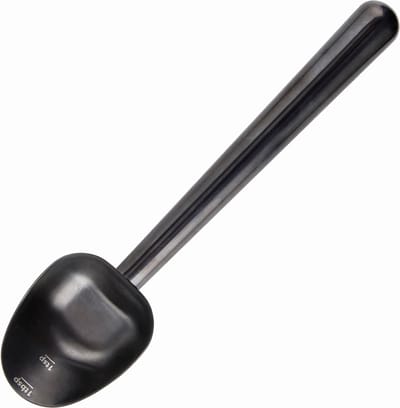 JGS ® Stijlvolle Roestvrijstalen Koffielepel met Lang Handvat en Maatindicatie voor Koffie en Thee