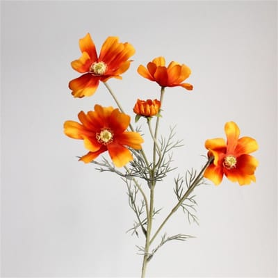 Kunstmatige Gesang Bloem Enkele Tak 4 Vork Koningin Cosmos Nepbloem Zijden Bloem Boeket Woonkamer Bruiloft Huisdecoratie