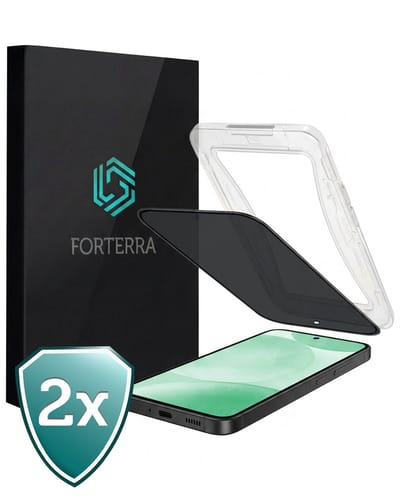 Anti-Gluren Screenprotector 2 Stuks - Geschikt voor Samsung Galaxy S24 - Met Installatie Kit - Privacy - Beschermglas - Flexibel Glas - Tempered Glass - Screen Protector