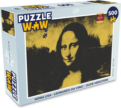 Puzzel Mona Lisa - Leonardo da Vinci - Oude meesters - Legpuzzel - Puzzel 500 stukjes