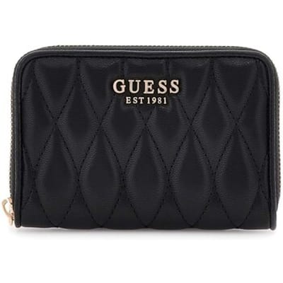 GUESS portemonnee Valla Zip Around Wallet Black zwart