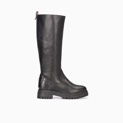 Haboob Lauren Laarzen - Leer - Dames - Zwart - Maat 40