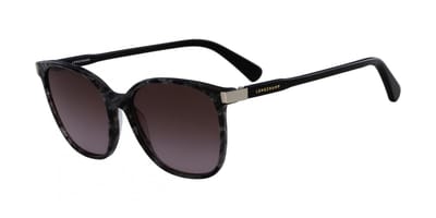 Longchamp LO612S Marble black 54/16/140 WOMAN Zonnebrillen