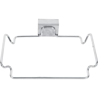 Creatieve Achterdeur Roestvrij Staal Vuilniszak Ophangrek Plank Opberg Haak Keukenkast gray