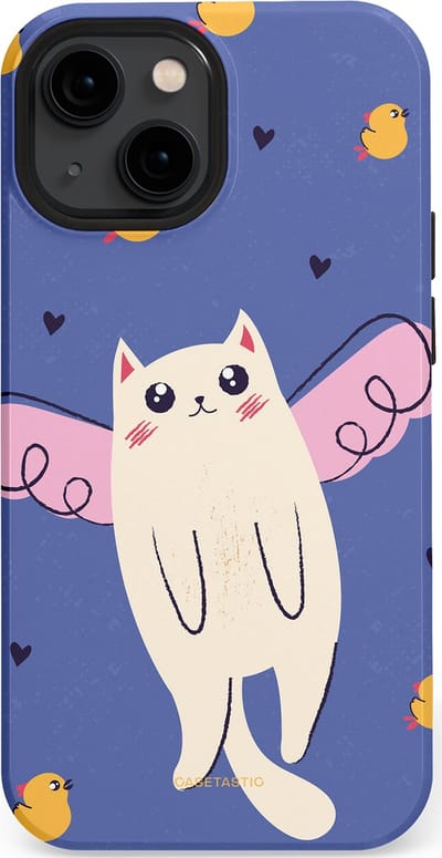 Casetastic Hoesje Geschikt voor Apple iPhone 13 Mini Magsafe - Stijlvolle Beschermende Duo-layer Case - Kuikendief