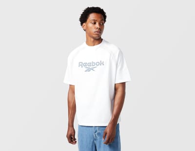 Reebok Part Woven T-Shirt, wit