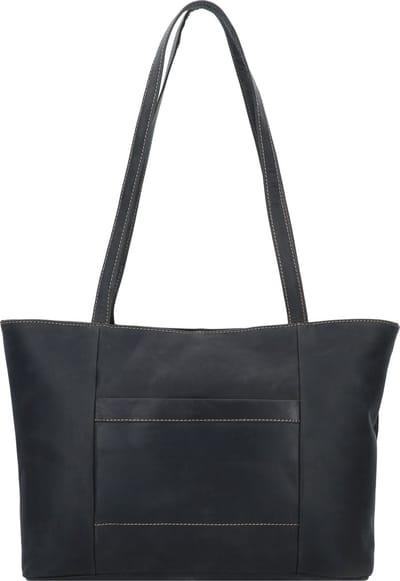 Jack Kinsky Baltimore 18 Schoudertas Leer 34 cm - Dames - anthrazit