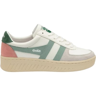 Gola Grandslam Trident Wit-Groene Sneaker