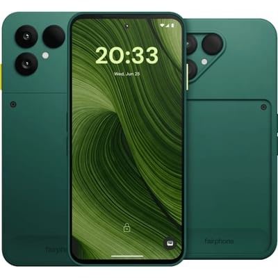 Fairphone 6 256GB Groen 5G + Fairphone 6 Protective Back Cover Groen