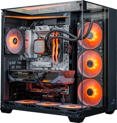 FlowUP Revenger - Gaming PC - AMD Ryzen 7 7800X3D - AMD RX 9070 XT 16GB - 32GB DDR5 RAM - 1TB - Waterkoeling