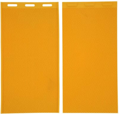 Dailygoods- Bijenwas Persmallen 5,4 mm - Doe-het-zelf Accessoire - Rubber Kam - Verhoogd Patroon - Zacht Rubbermateriaal - Bijenteelt Tool