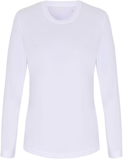TriDri Women´s Long Sleeve Performance T-Shirt TR060 - White - XS