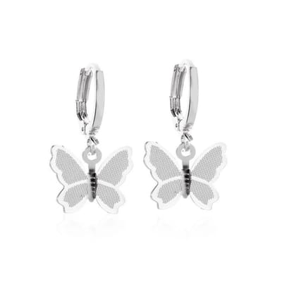 Lumici® | ButterFly Earrings - Vlinder Oorbellen - Oorbel - Oorknopje - Earring - Insect - Zomer - Bloem - Lente - Fleurig - Nacht - Cadeau Voor Vrouwen - Moederdag Cadeau - Valentijn - Liefde - Verrassing - Goud & Zilver