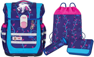 McNeill Schooltas Ergo Complete Set 4-delig Lilly Blauw Veelkleurig