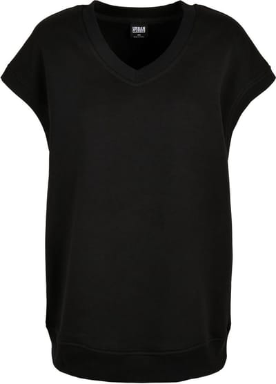 Urban Classics - Oversized Sweat Gilet - XS - Zwart
