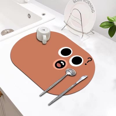 Cartoon Zachte Antislip Absorberende Mat Badkamerdeur Antislip Mat Badkamer Sneldrogende Mat Badkamer Tapijt 40*60cm