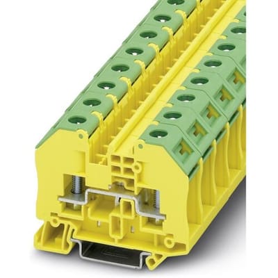 Phoenix Contact 3049424 Boutaansluitklem 16.3 mm Boutaansluiting Groen, Geel 50 stuk(s)