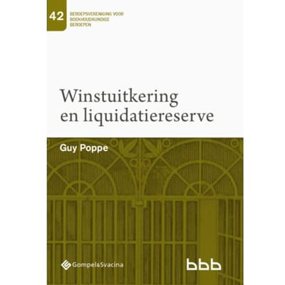 42-Winstuitkering En Liquidatiereserve - Beroepsvereniging Voor Boekhoudkundige Beroepen - Guy Poppe