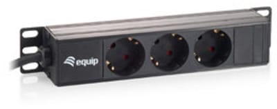 Equip 333302 energiedistributie 3 AC-uitgang(en) 1U
